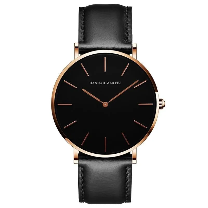 Albert Nero Classic Men Watch With Leather Strap