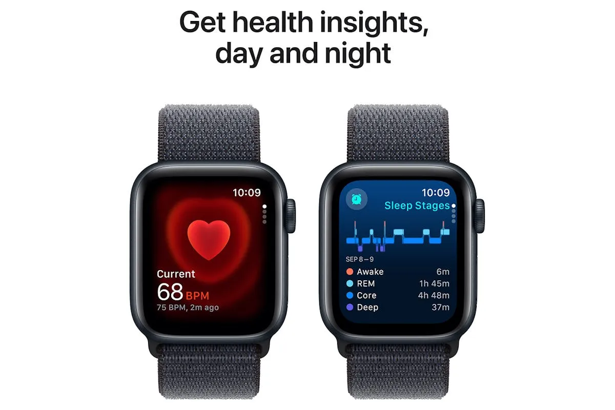 Apple Watch SE GPS | 40mm | Midnight Aluminium Case with Ink Sport Loop