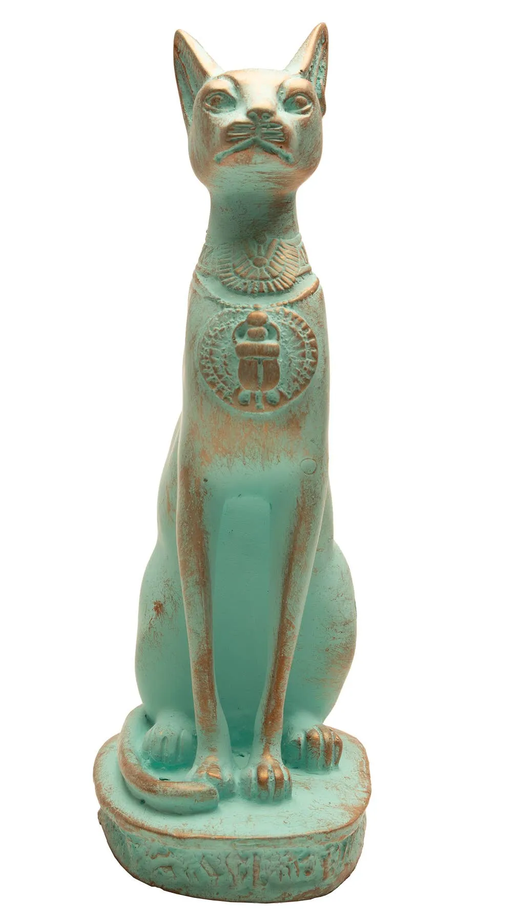 Bastet Cat Statues - Patina: Small