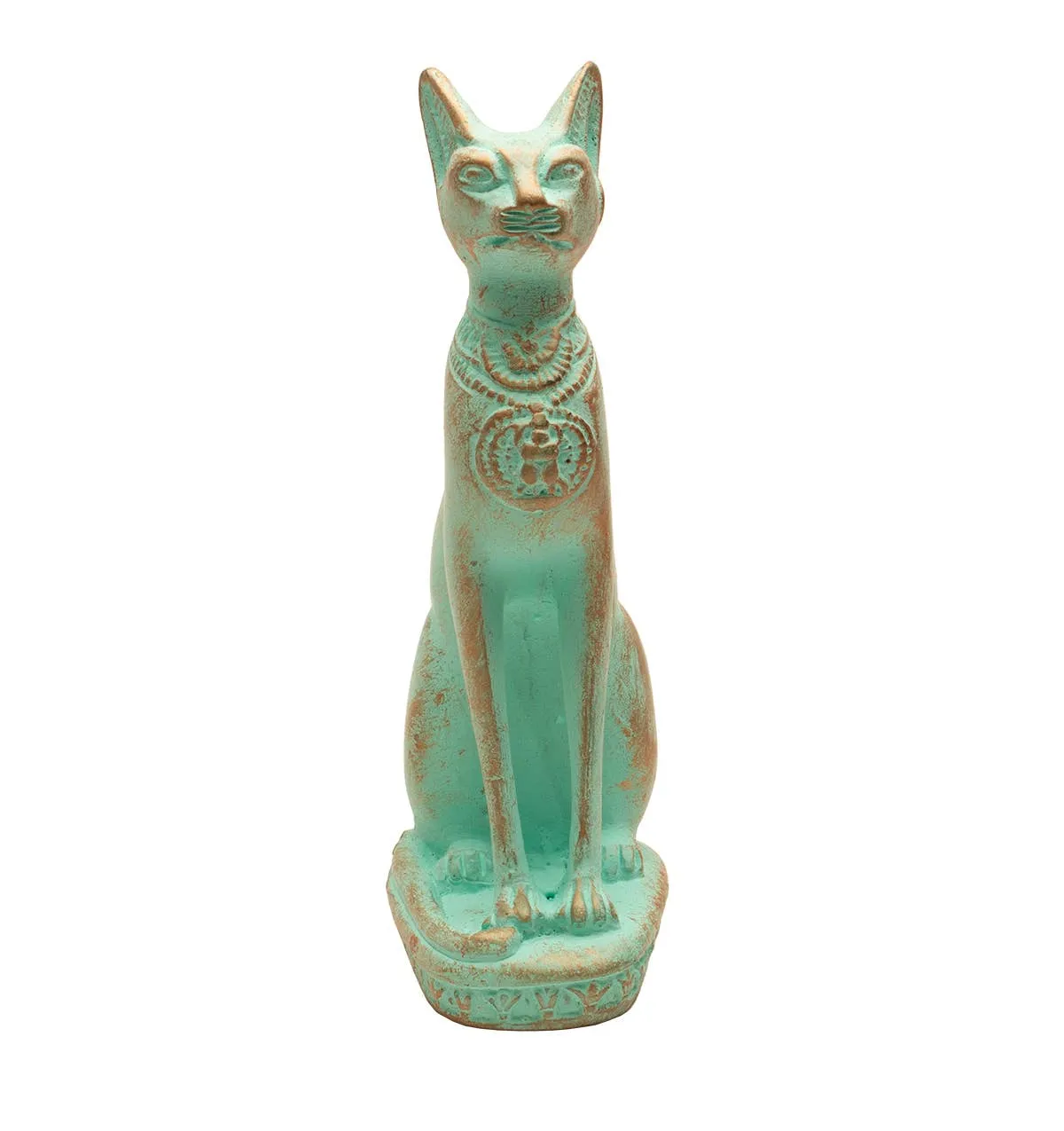 Bastet Cat Statues - Patina: Small