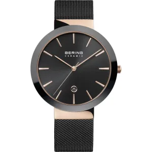 Bering 11435-749 Ceramic Stainless Steel Mesh Strap Unisex Watches