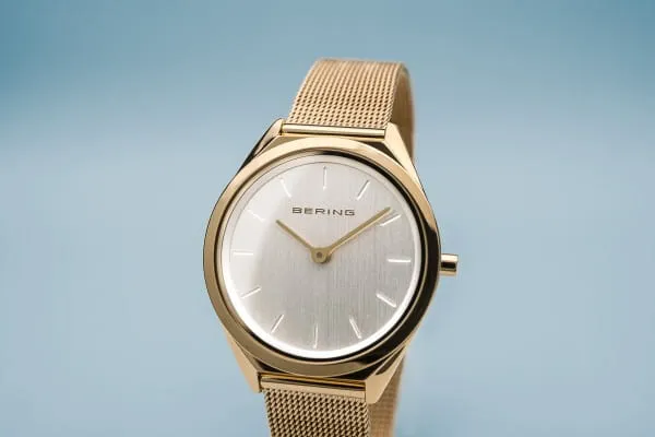 Bering 17031-334 Ultra Slim Gold Stainless Steel Mesh Strap Women Watches