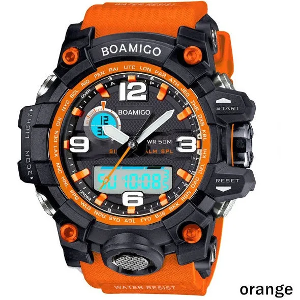 BOAMIGO Brand Men Sports Watches