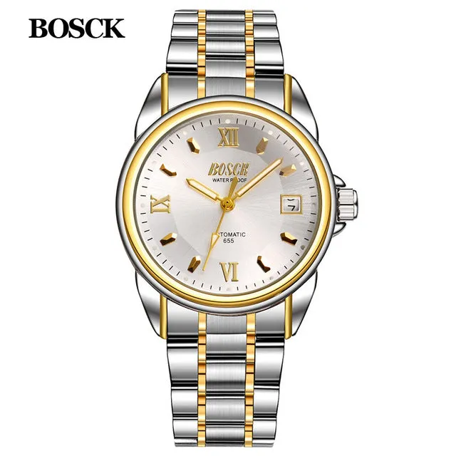 BOSCK High Quality Tourbillon Men Watches Top Brand Luxury Business Waterproof Watches Men Automatic Mechanical Wrist Watches