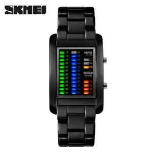 Brand SKMEI 1103 High Quality Alloy Analog Luxury Fashion Men's Wrist Watch New binary led wristwatches