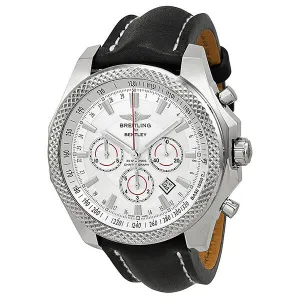 Breitling Bentley Barnato Chronograph  Automatic Silver Dial Brown Leather Men's Watch A2536821/G734-441X A2536821/G734 - 441X