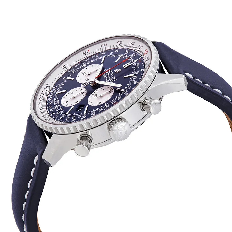 Breitling Navitimer 1 Chronograph Automatic Chronometer Aurora Blue Dial Men's Watch AB0127211C1X1