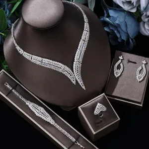 Bridal Wedding Four-Piece Necklace Set