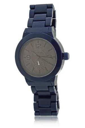 C4118 Blue Black Plastic Watch