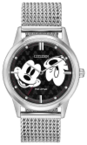 Citizen Eco-Drive Mickey Mouse Unisex Watch With Stainless Steel Strap