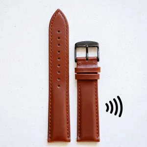 Contactless Payment Watch Snap-Strap - Walnut