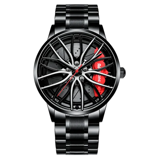 Custom Design Sport Car Rim Watches