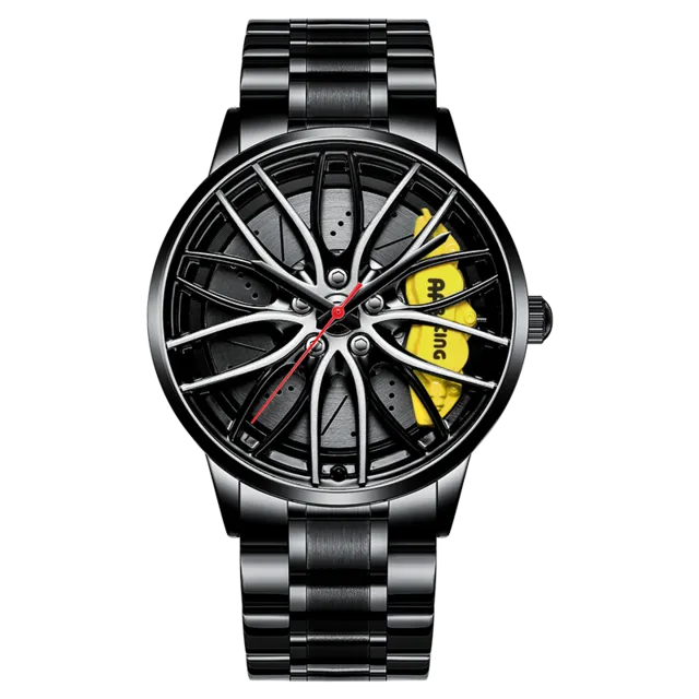 Custom Design Sport Car Rim Watches