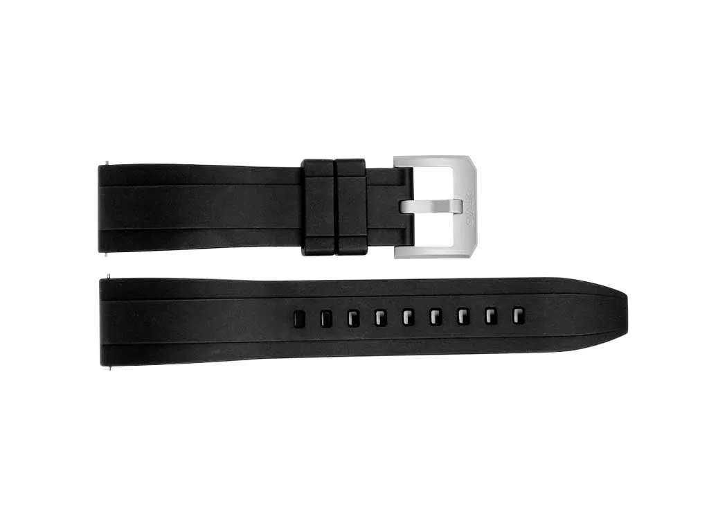 Dievas Black Rubber Strap