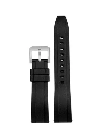 Dievas Black Rubber Strap