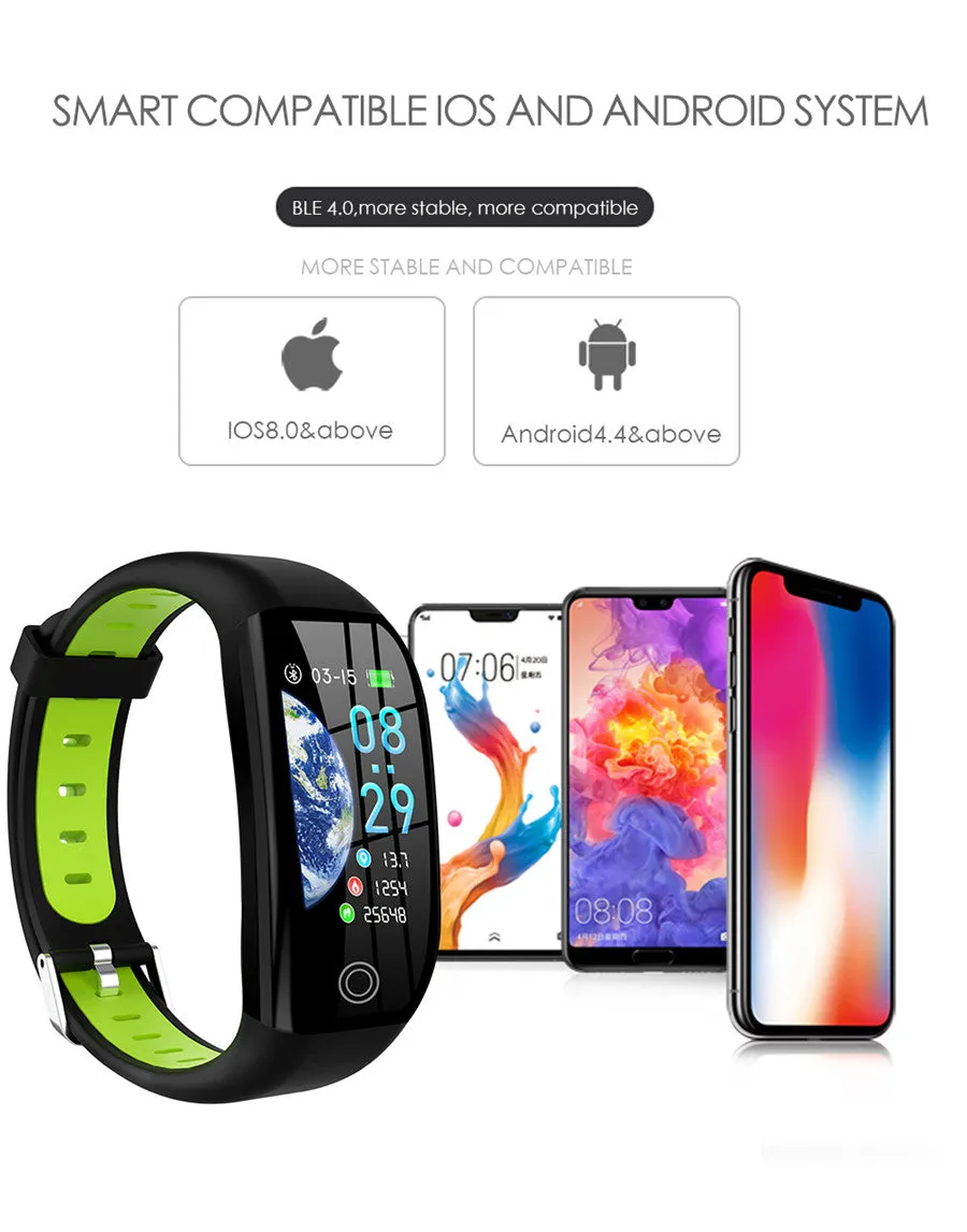 F21 Smartwatch Bracelet with GPS Distance Fitness Tracker