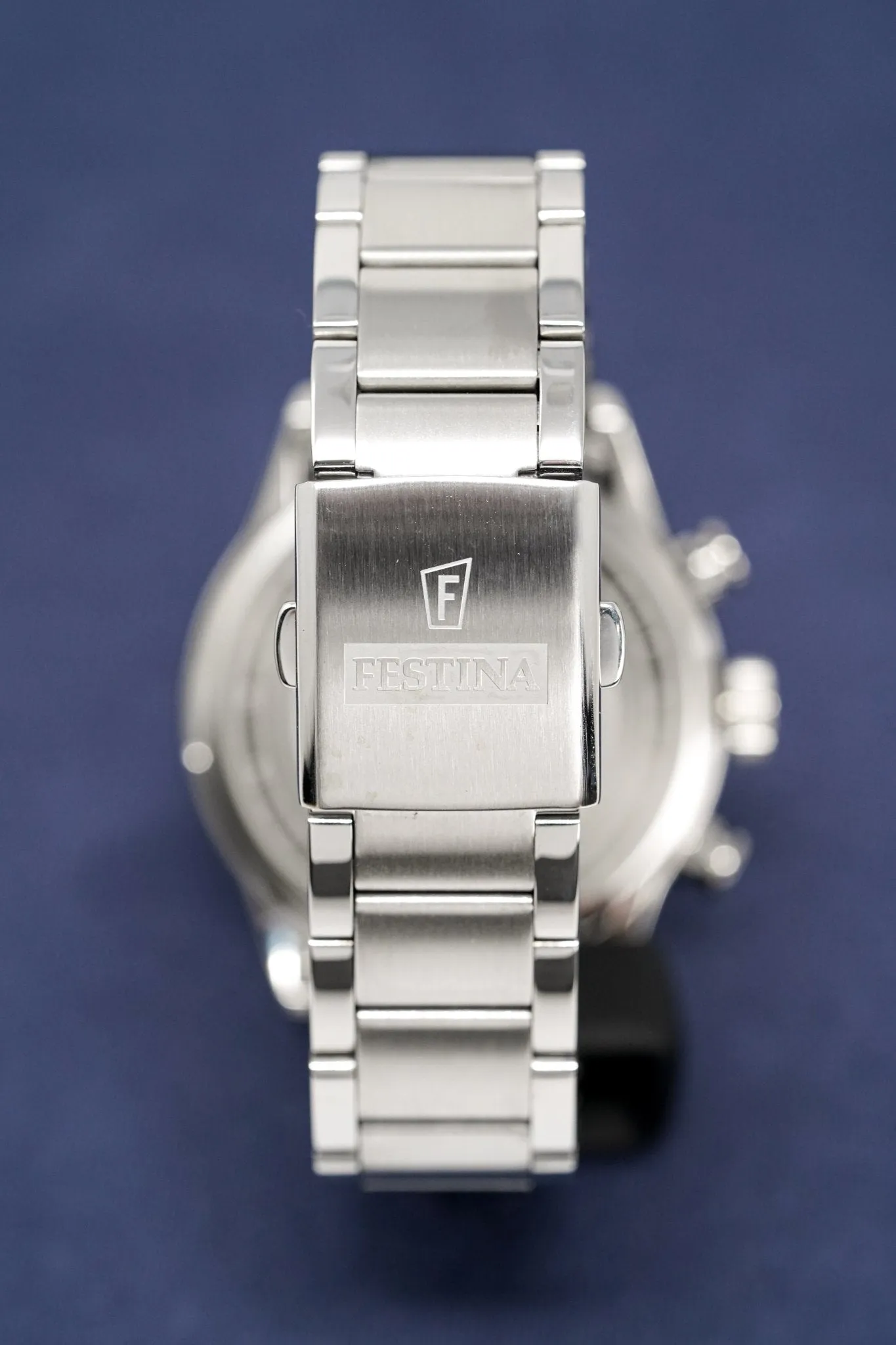 Festina Watch Blue Rose Timeless Chrono Stainless Steel F20343-9