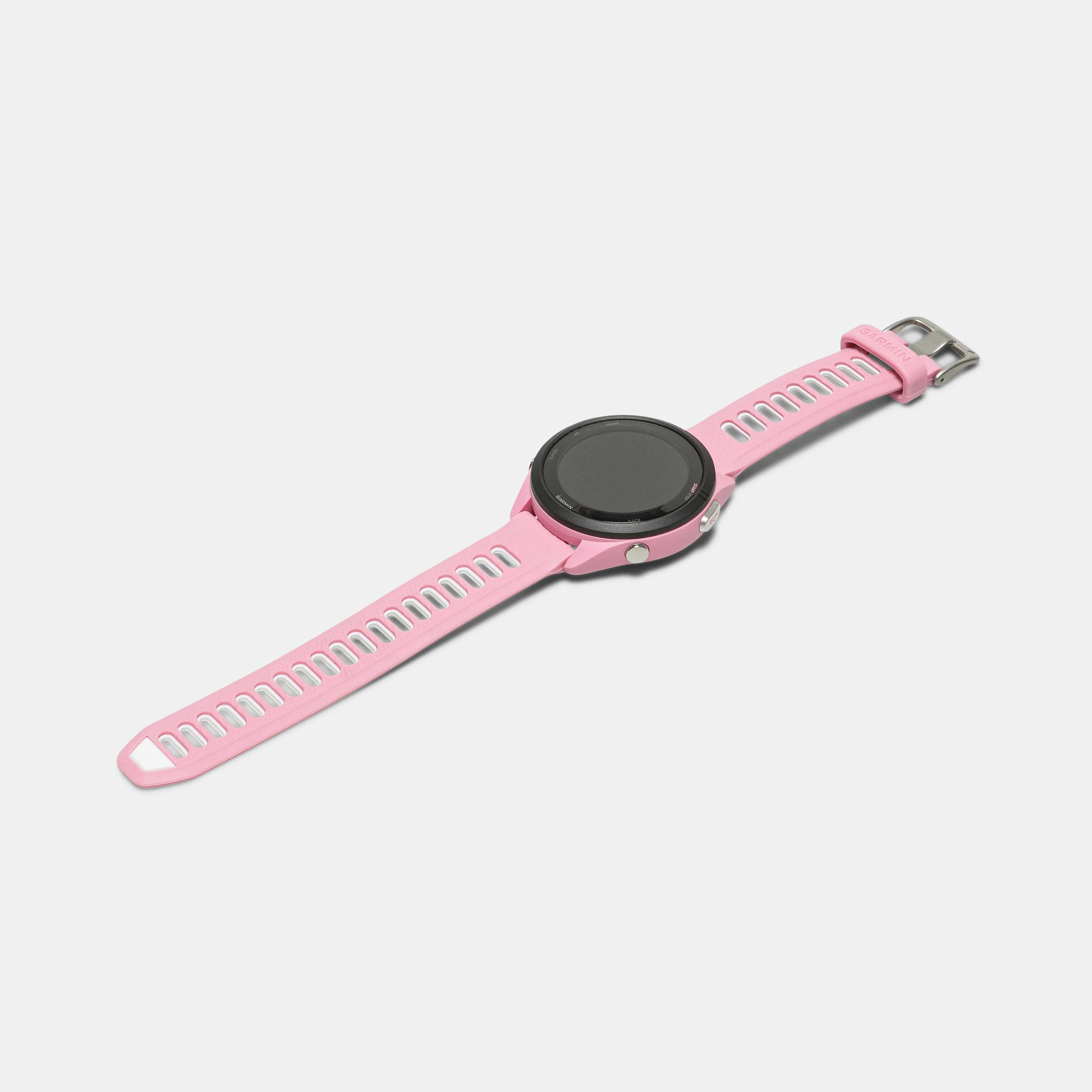 Forerunner® 265S - Black Bezel w/Light Pink Case & Light Pink/Powder Grey Silicone Band