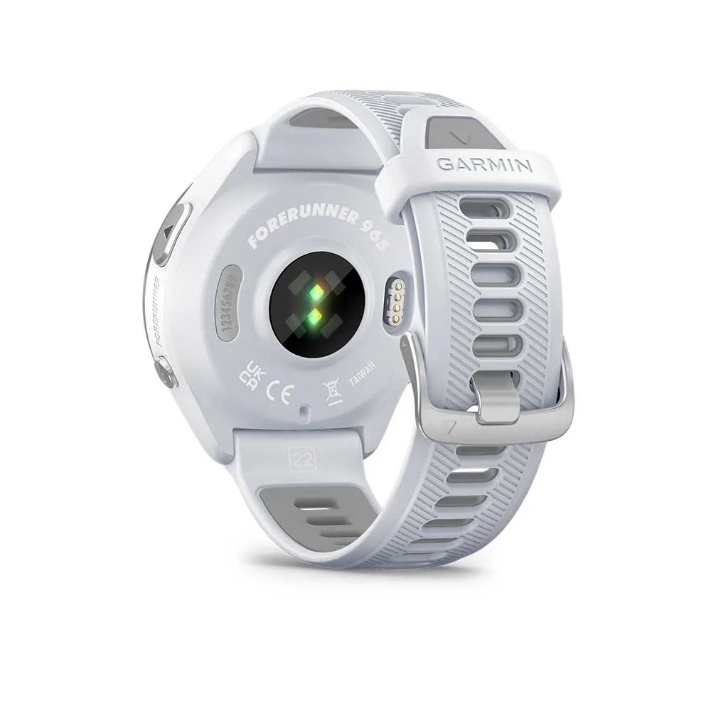 Forerunner 965 Running Watch - Whitestone/Powder Gray