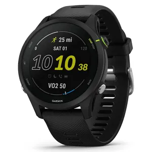 Garmin Forerunner 255 Black Music Advanced Insights Long-Lasting Battery GPS Running Smartwatch - 010-02641-20