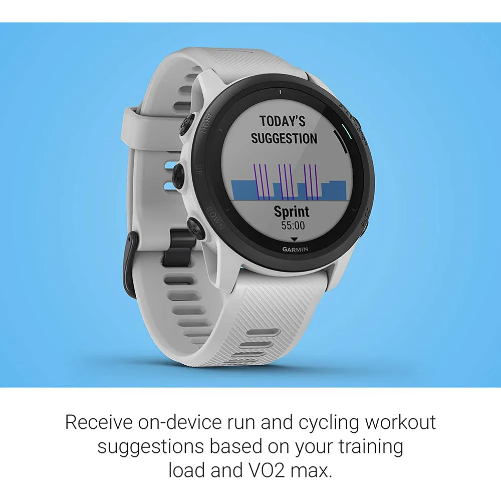 Garmin Forerunner 745 Whitestone Silicone Strap Digital Dial GPS Running and Triathlon Smart Watch - 010-02445-03