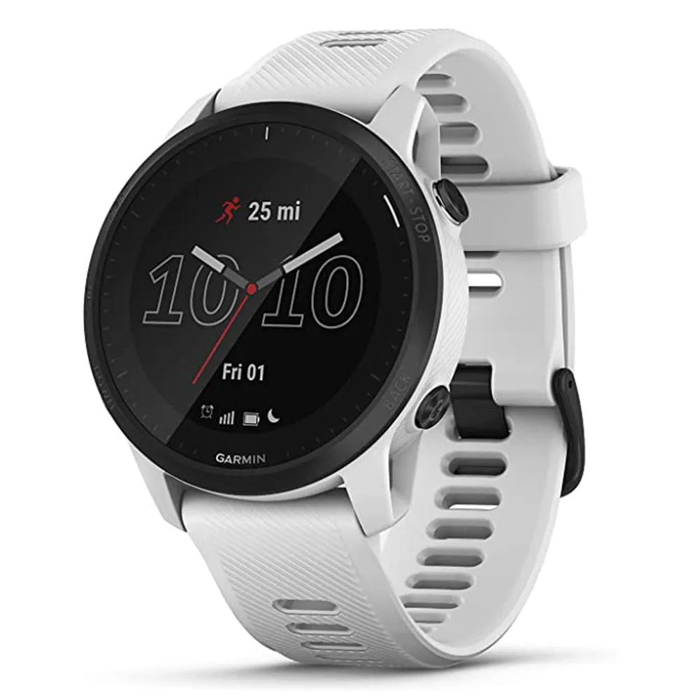 Garmin Forerunner 945 LTE Whitestone Silicone Band Premium GPS Running Smartwatch - 010-02383-01