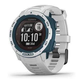 Garmin Instinct Surf Cloudbreak Silicone Band Digital Dial Solar GPS Smart Watch - 010-02293-18