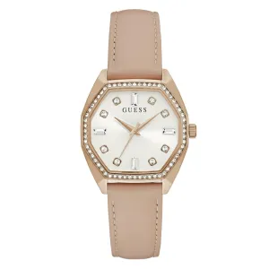 Guess Women 34 mm White Dial Analog Watch- GW0688L3