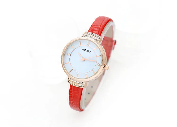 High Quality luxury Brand Leather Strap Watches Women fashion rhinestone Dress Watch Relogio Waterproof Ladies Watch Gift Clock