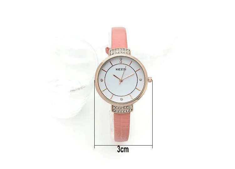 High Quality luxury Brand Leather Strap Watches Women fashion rhinestone Dress Watch Relogio Waterproof Ladies Watch Gift Clock