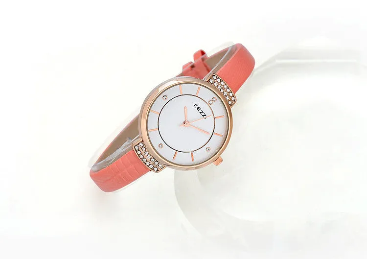 High Quality luxury Brand Leather Strap Watches Women fashion rhinestone Dress Watch Relogio Waterproof Ladies Watch Gift Clock