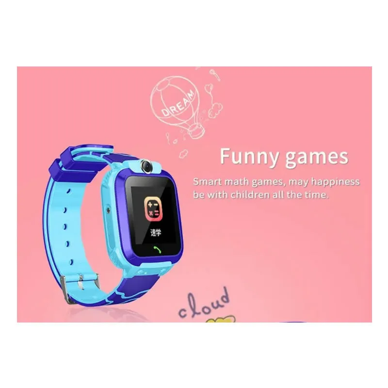 Kids Gps Smart Watch Blue