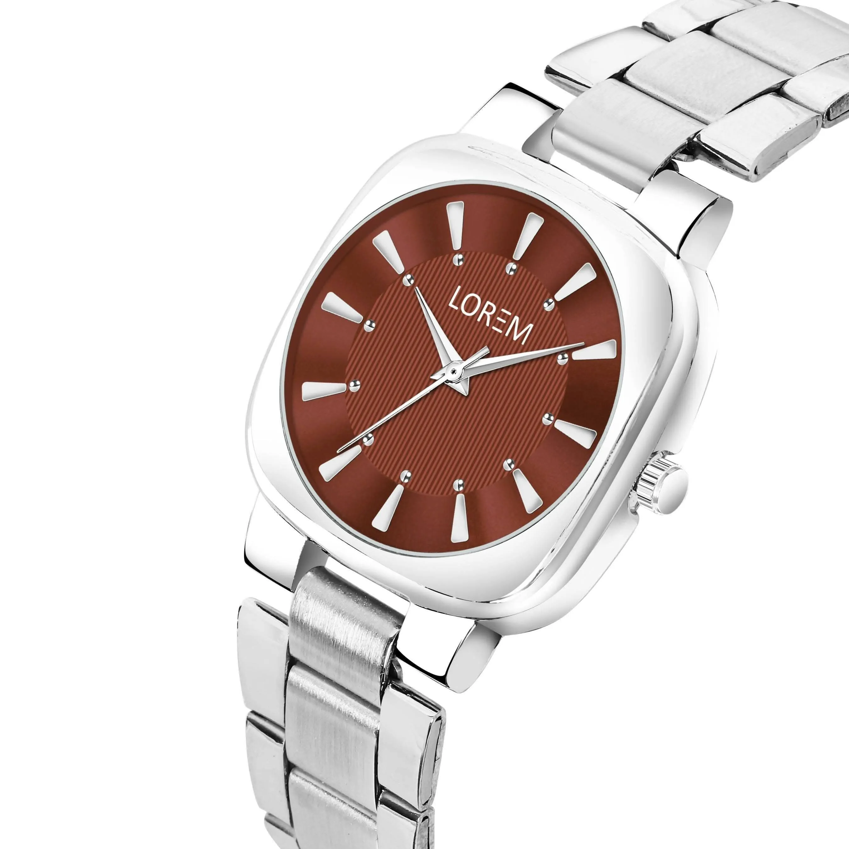 LOREM Brown Professional Analog Watch For Women LR303