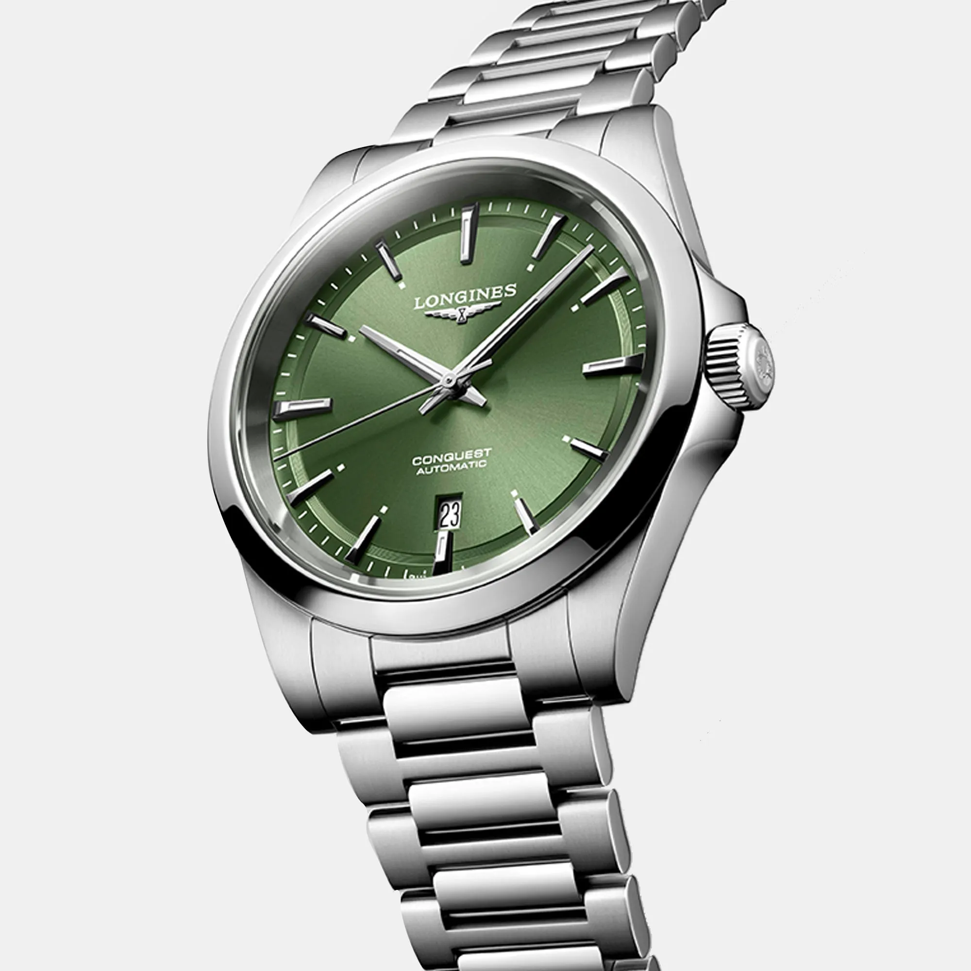 Men Green Automatic Stainless steel Watch L38304026