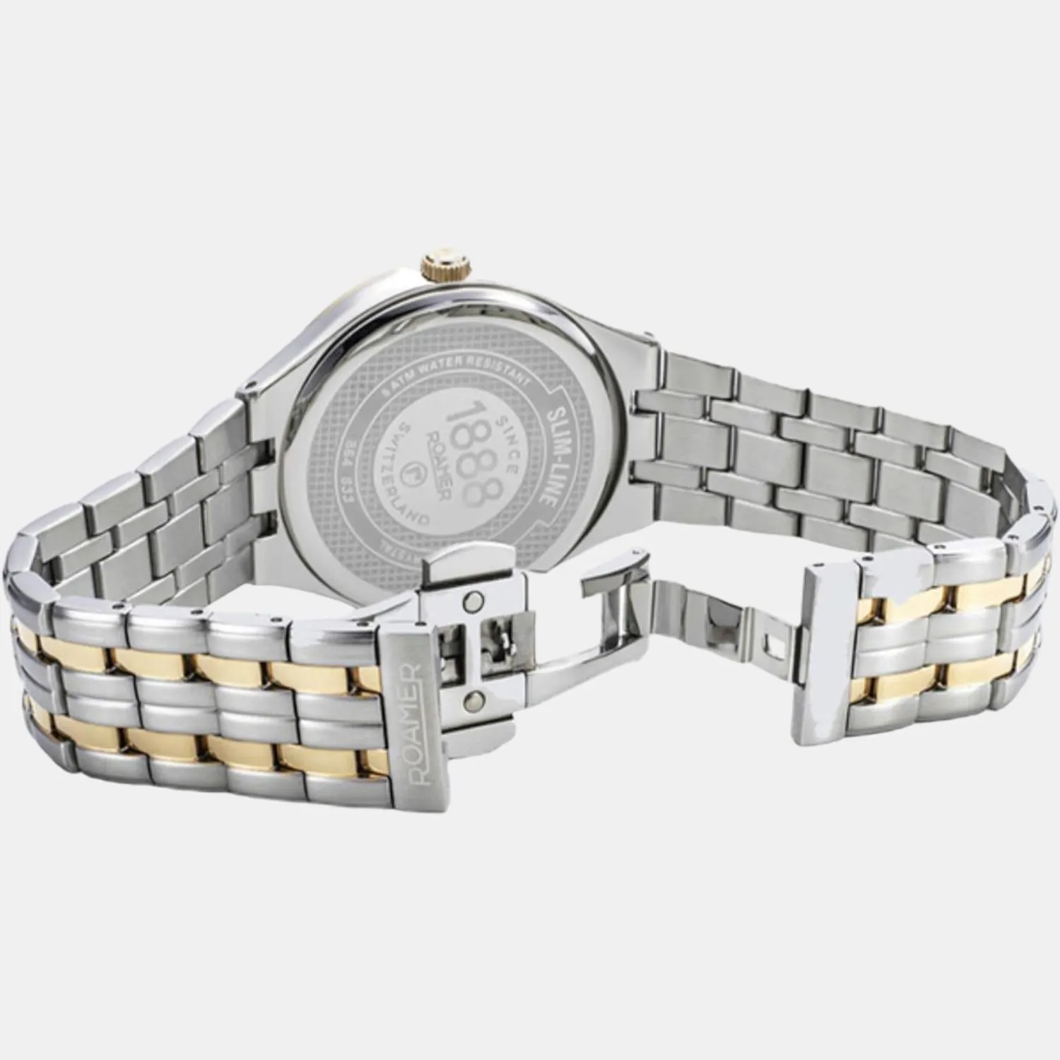 Men's White Analog Stainless Steel Watch 864833 49 25 50