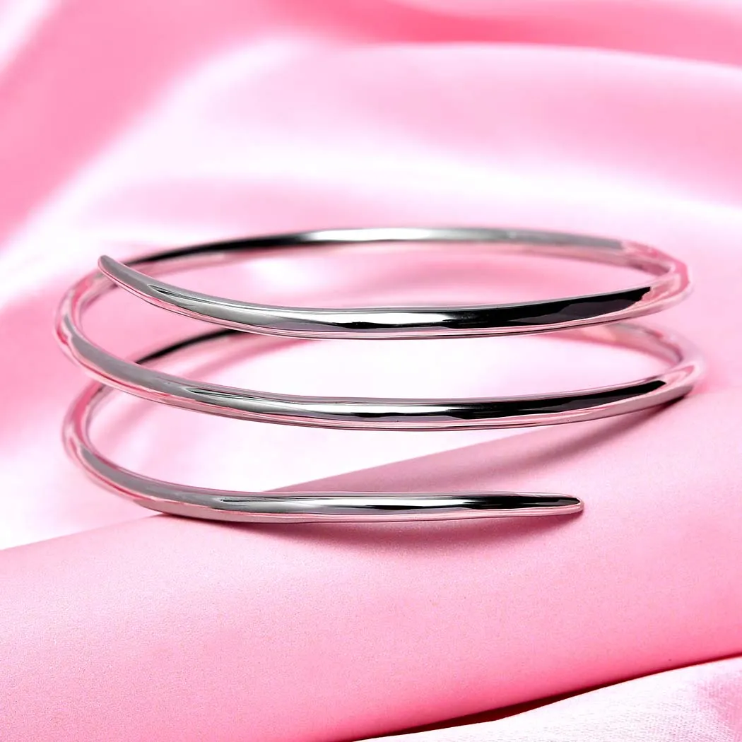 Molto Spiral Wrap Bangle   Molto Spiral Wrap Ring   Spiral Creole Hoops