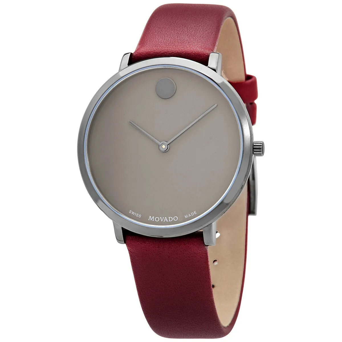 Movado Modern 47 Quartz Grey Dial Ladies Watch 0607338