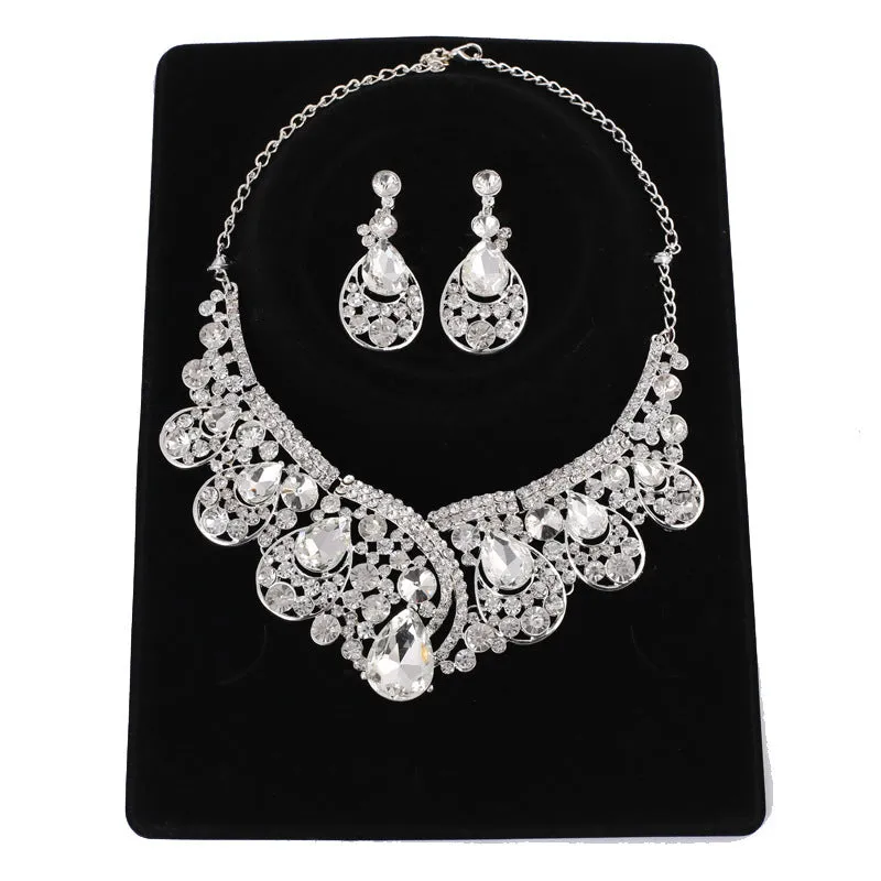 Necklace Earing Wedding Jewelry Set