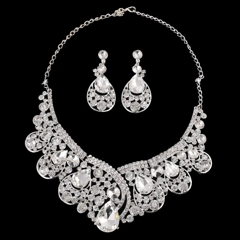 Necklace Earing Wedding Jewelry Set