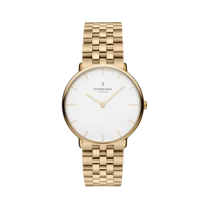 Nordgreen Women's Native 32mm 5 Link Gold Watch