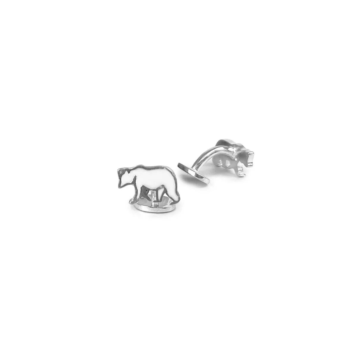 Polar Bear Cufflinks from Dayna Designs