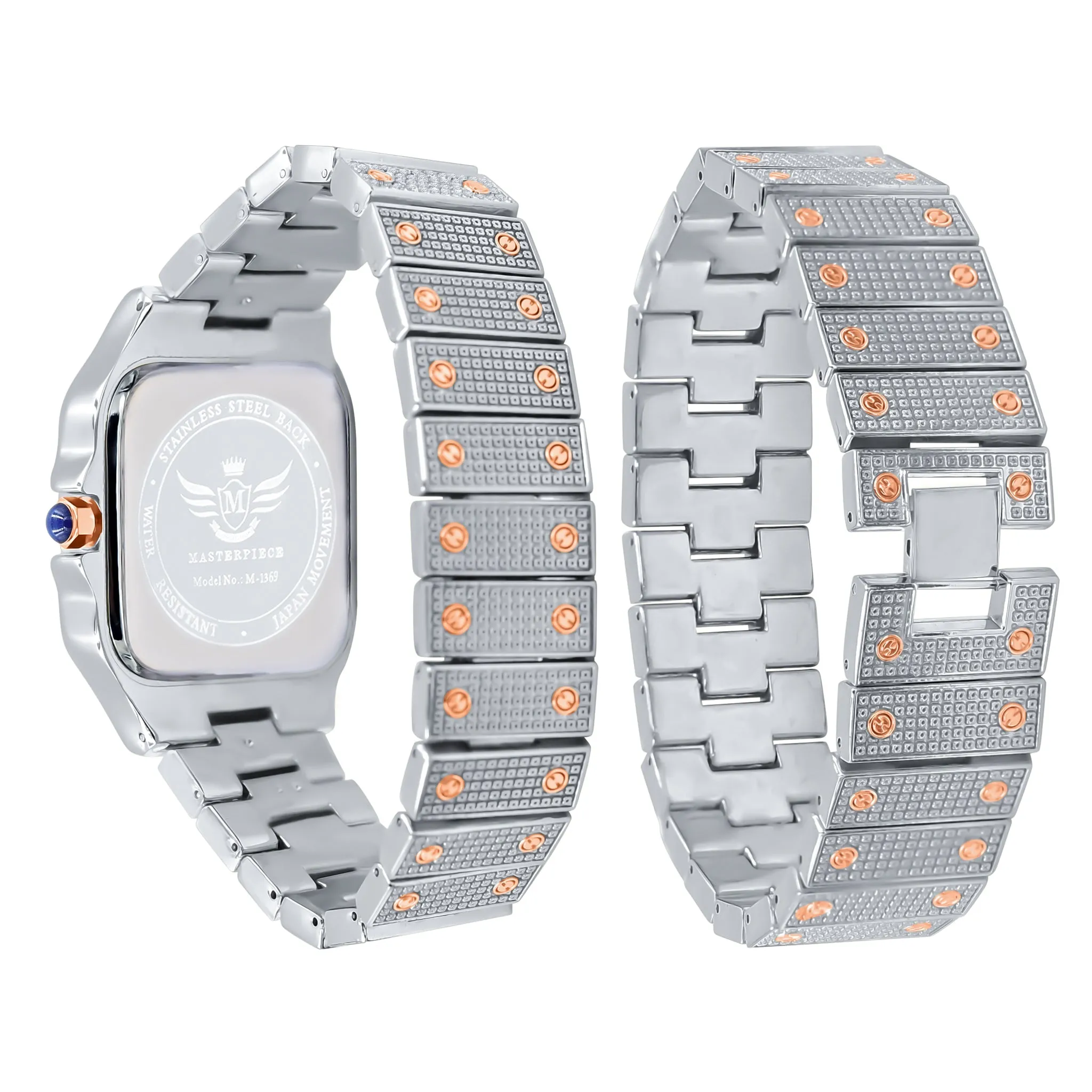 PRODIGIOUS STAINLESS STEEL CRYSTAL WATCH SET | 5307418