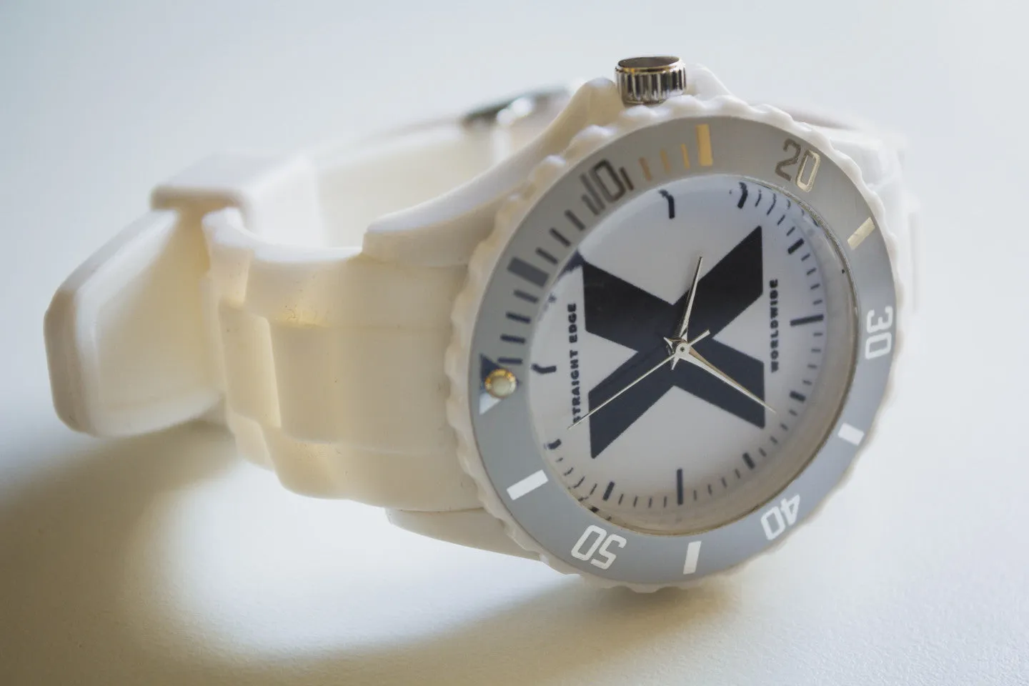 Straight Edge Worldwide X Watch in White