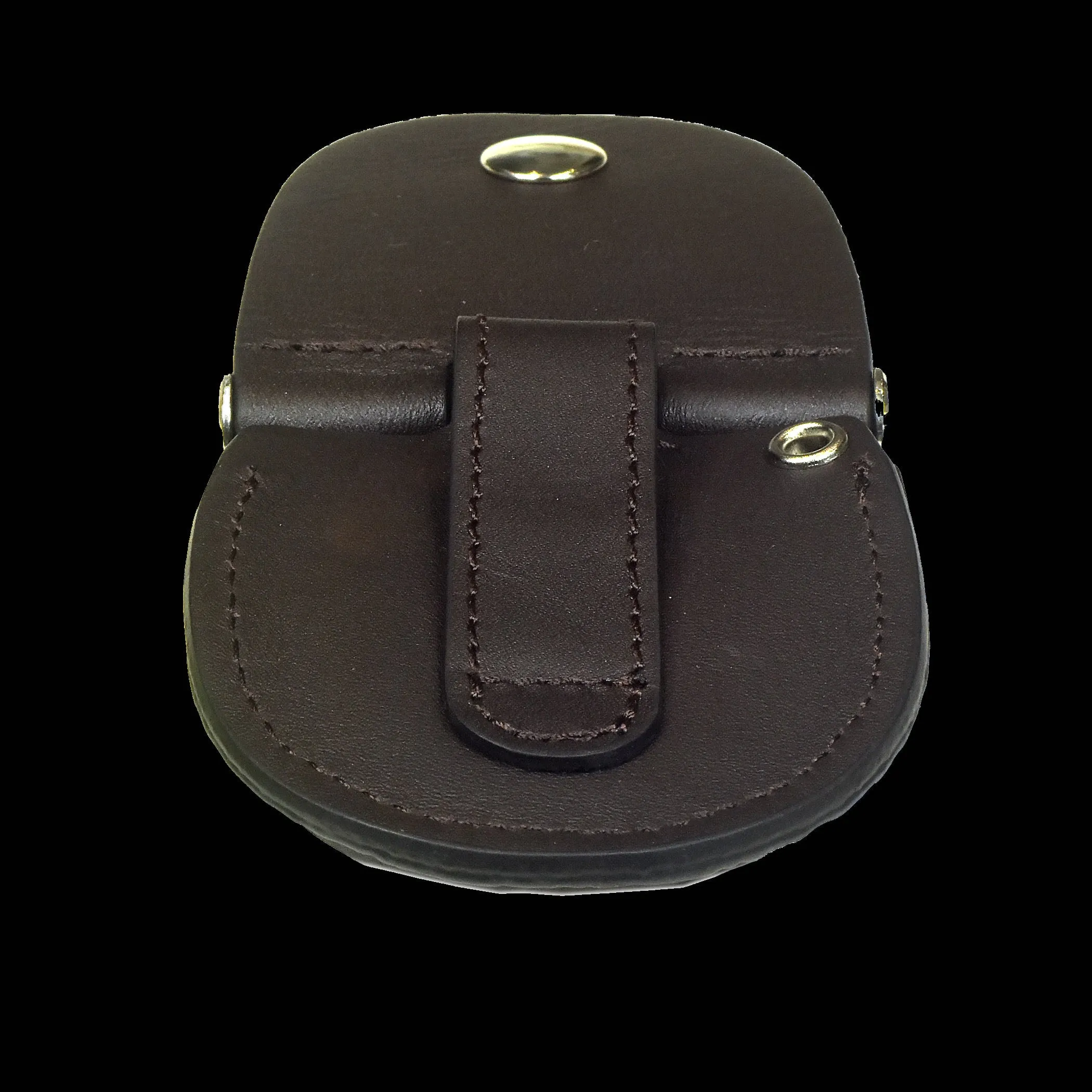 Superior Quality Brown Calf Leather Pocket Watch Case