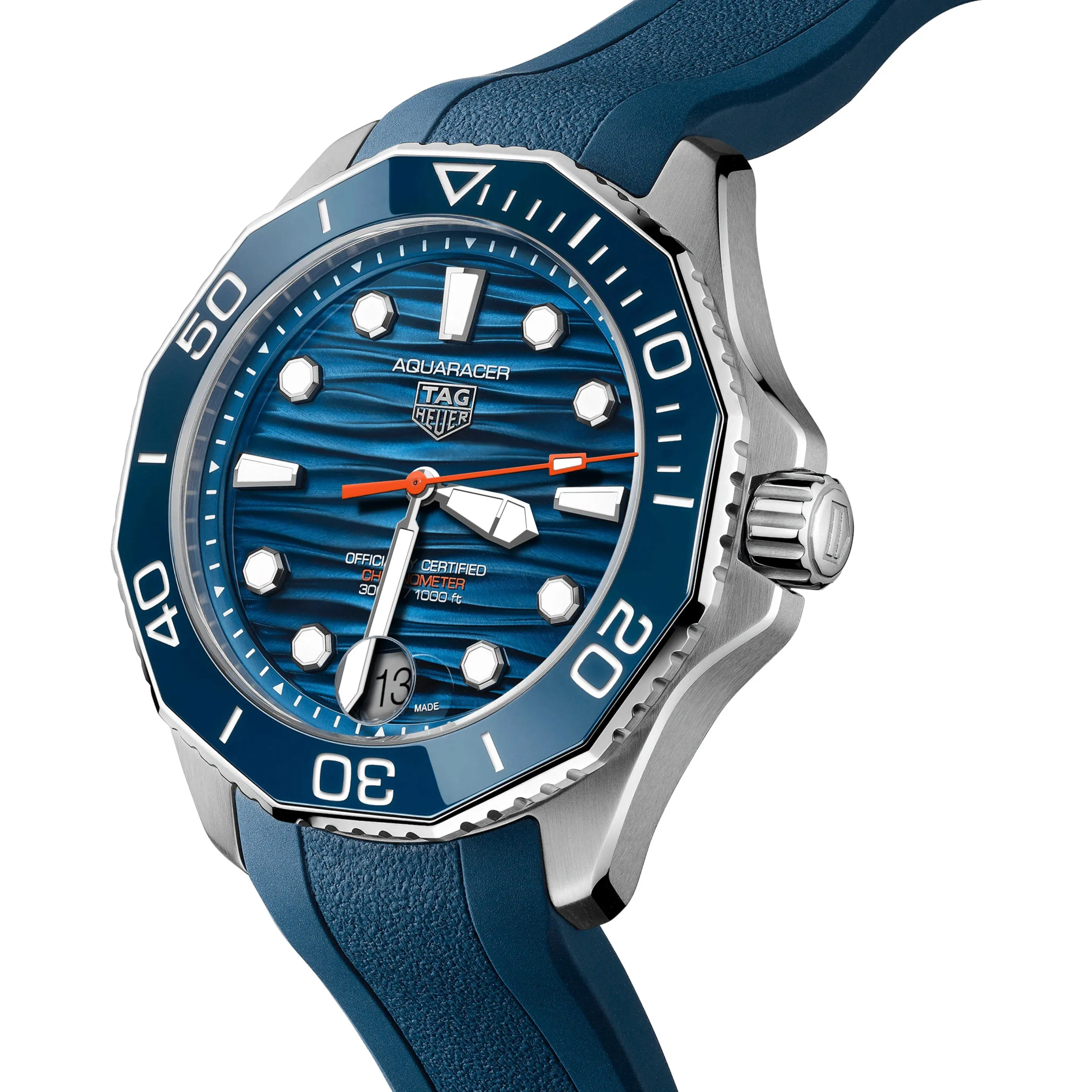 Tag Heuer Aquaracer Professional 300 Men's Blue Watch WBP5111.FT6259