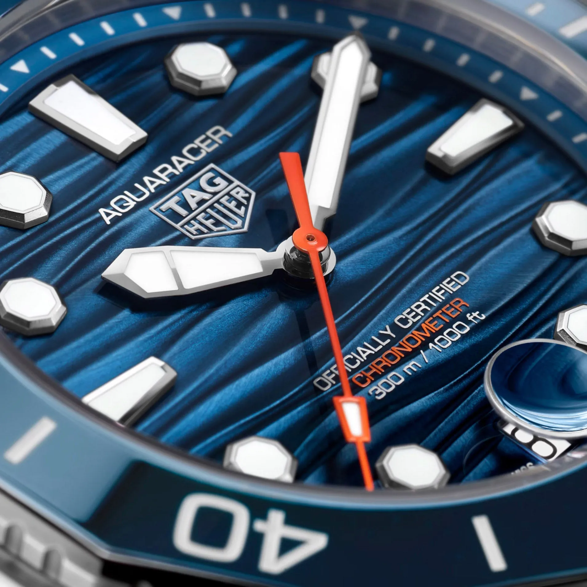 Tag Heuer Aquaracer Professional 300 Men's Blue Watch WBP5111.FT6259