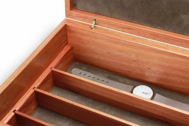 Tamar Blackwood Watch and Cufflink Box