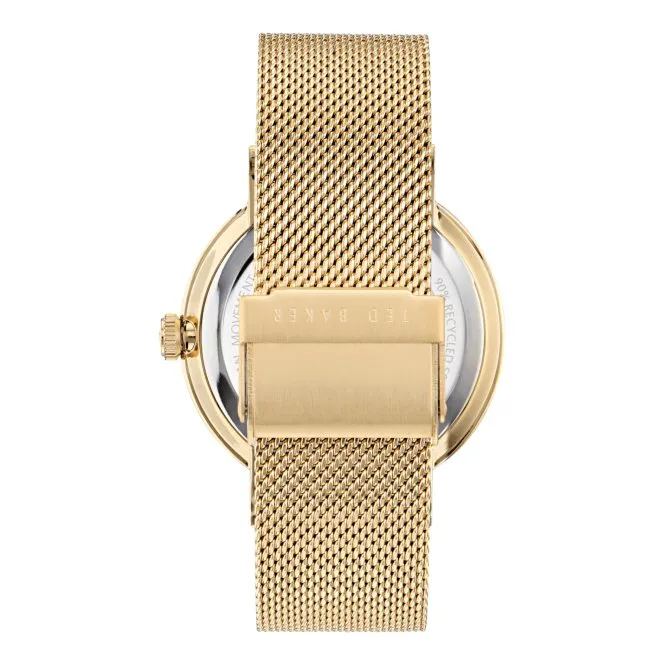 Ted Baker Phylipa Timeless Gold-Tone Gents Watch BKPPGS404