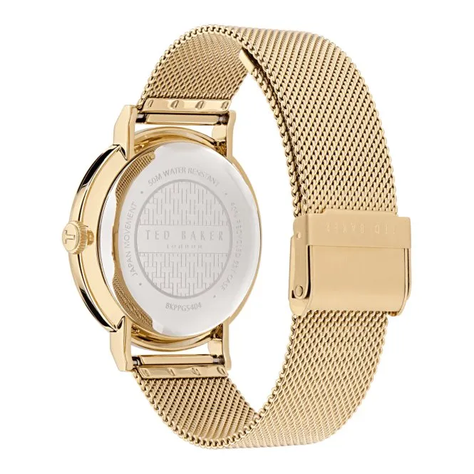 Ted Baker Phylipa Timeless Gold-Tone Gents Watch BKPPGS404