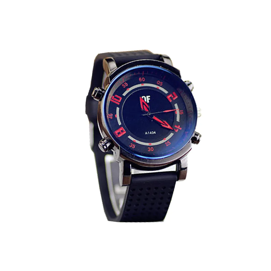 The Gerat Decorative Rubber Strap Watch (Red)